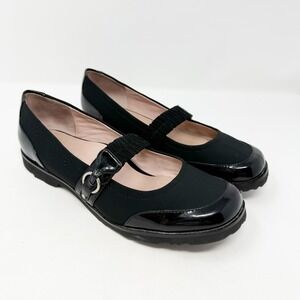 Taryn Rose Black Jannye‎ Mary Jane Flats 8.5